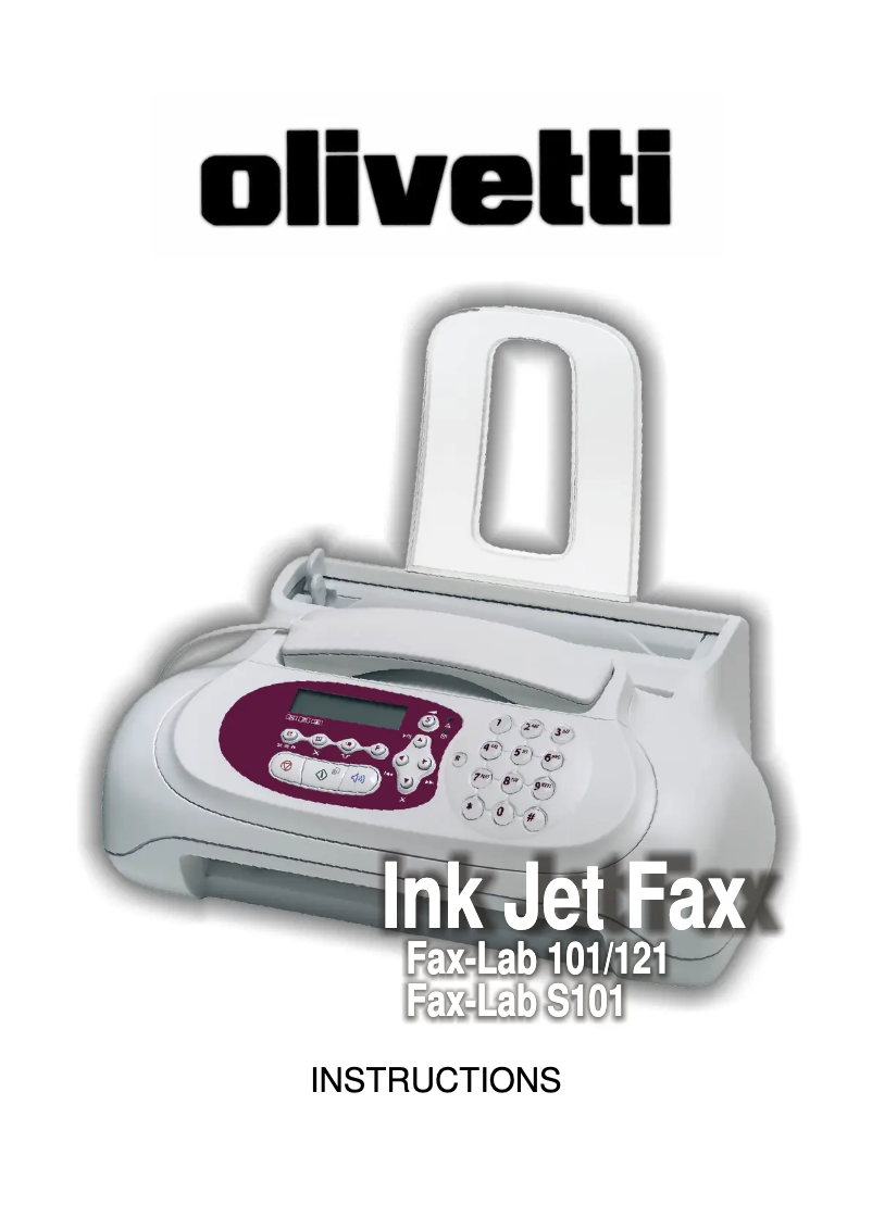 Image de la première page du manuel de l'appareil Fax-Lab 101