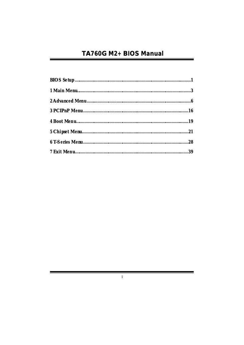 Page 1 de la notice Manuel utilisateur Biostar TA760G-M2+