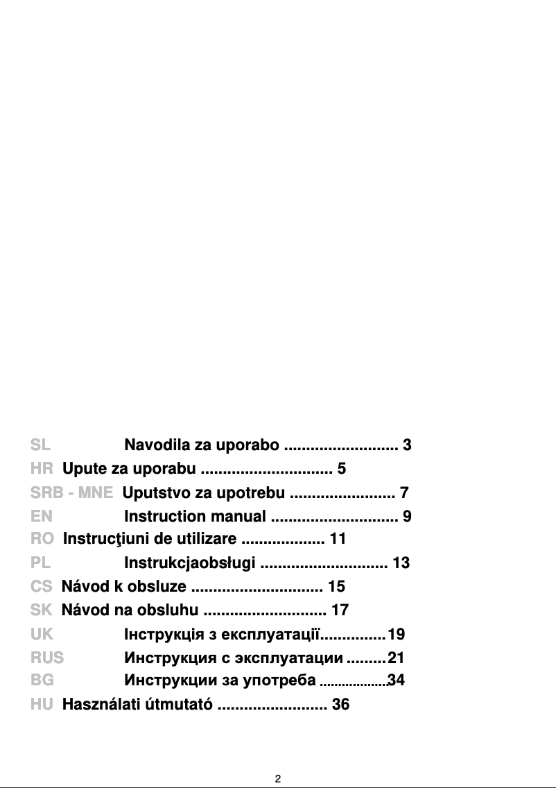 Page 1 de la notice Manuel utilisateur Gorenje S400W