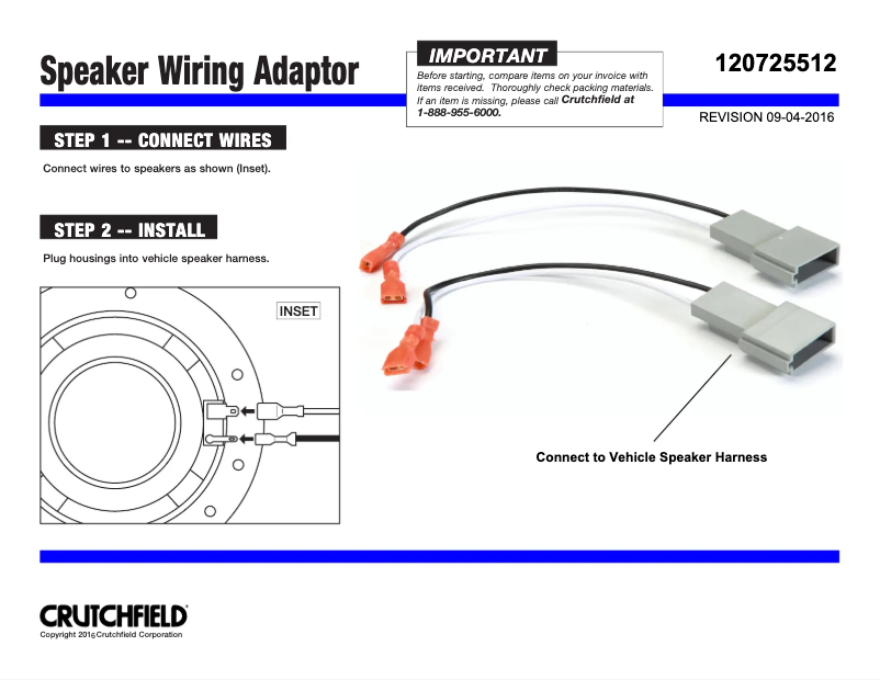 Page 1 de la notice Manuel utilisateur Metra 72-5512