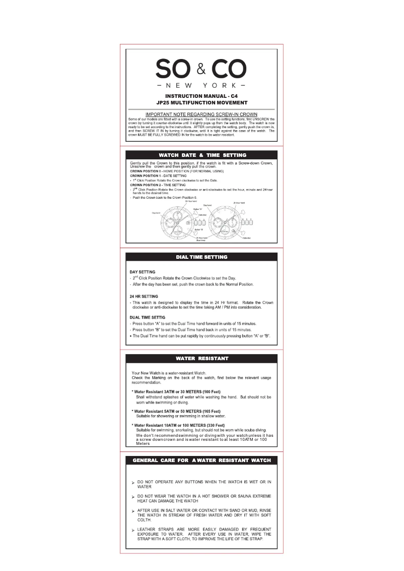 Image de la première page du manuel de l'appareil Madison 5064