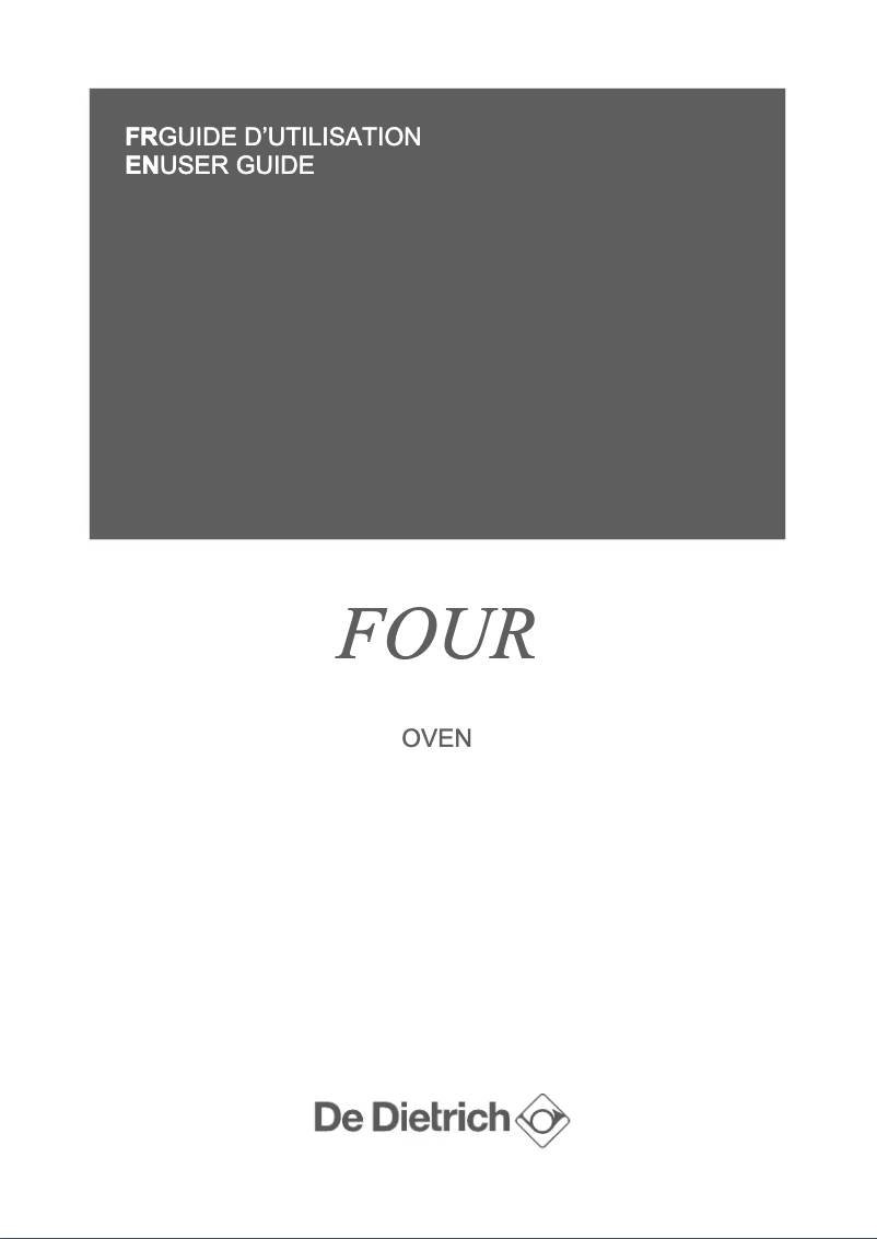 Page 1 de la notice Manuel utilisateur De Dietrich DOP7200BM