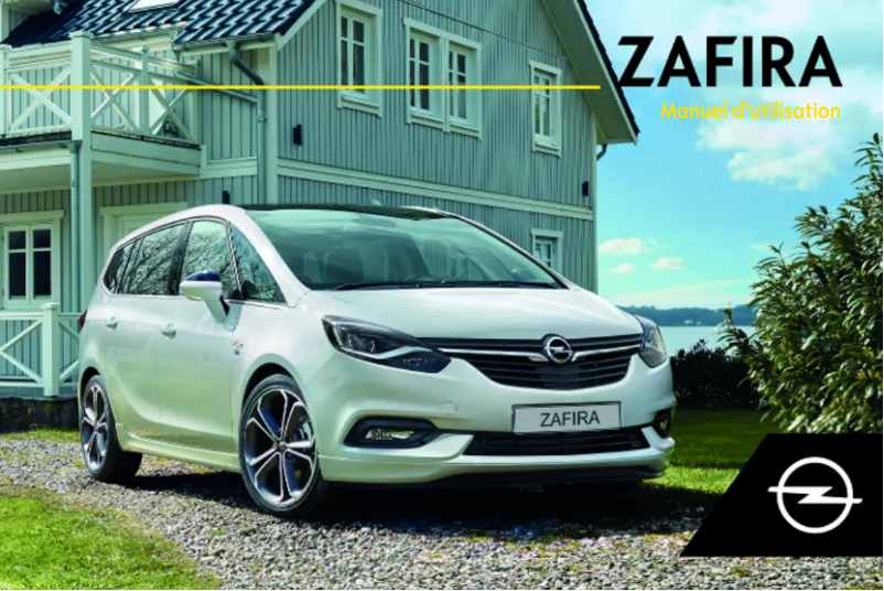 Page 1 de la notice Manuel utilisateur Opel Zafira Tourer (2019)