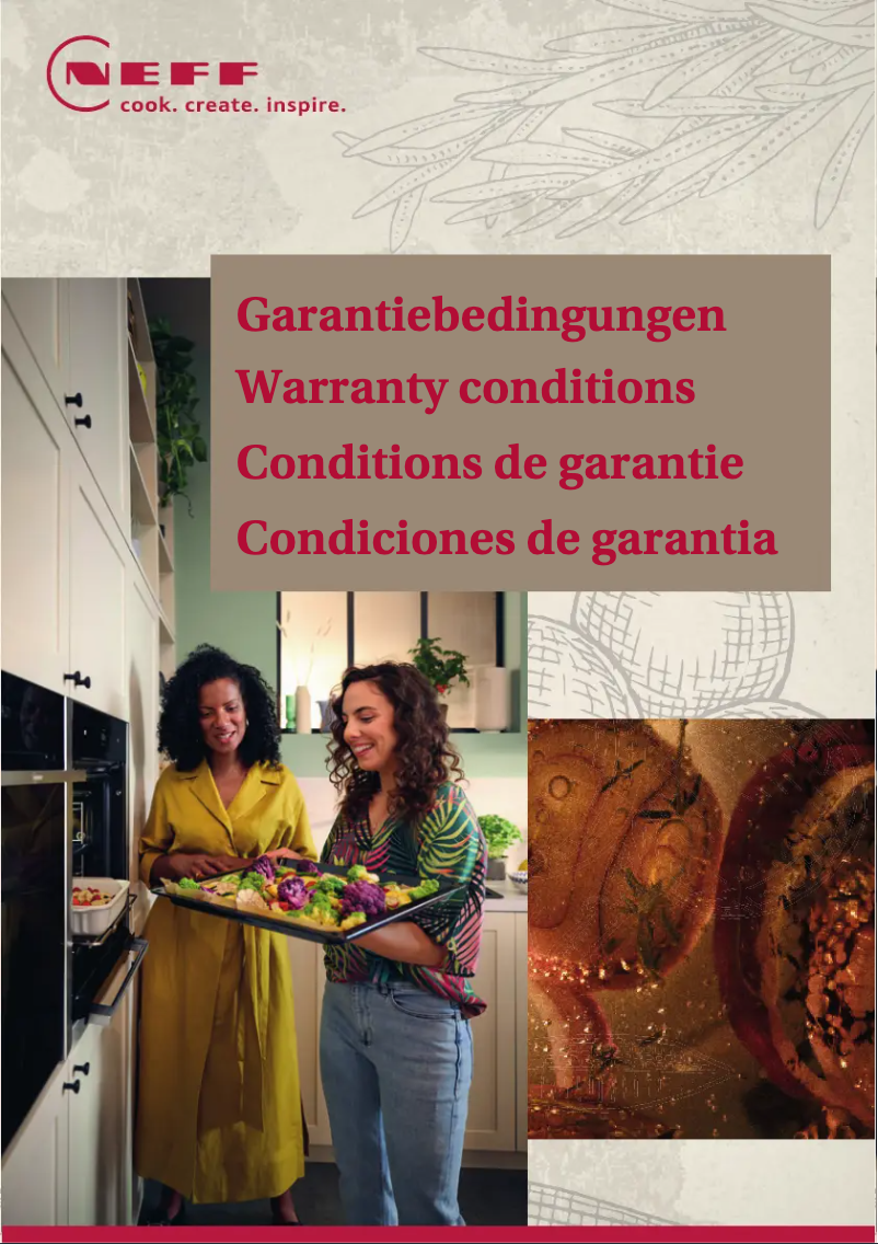 Página 1 del manual Guía de instalación Neff CL4TT11G0