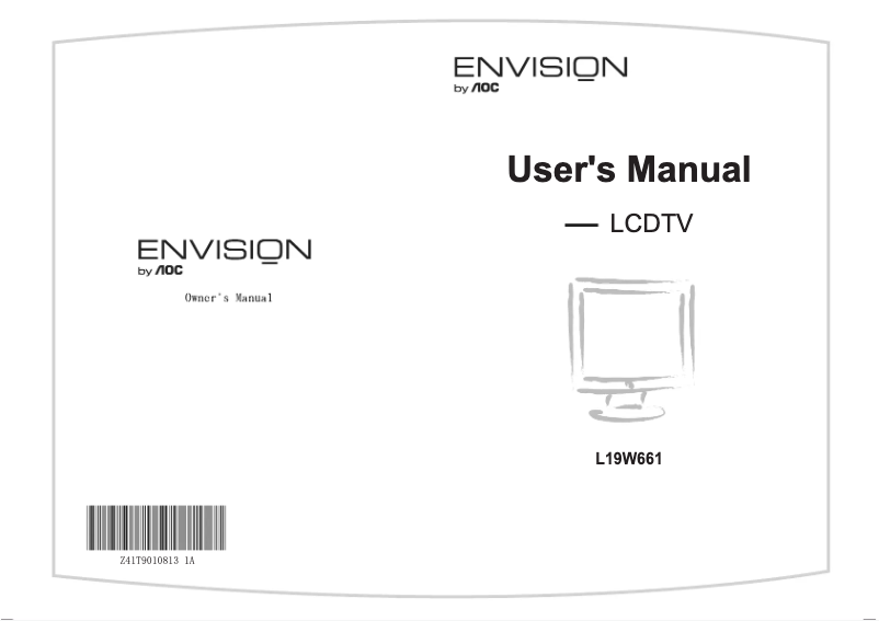 Image de la première page du manuel de l'appareil L19W661