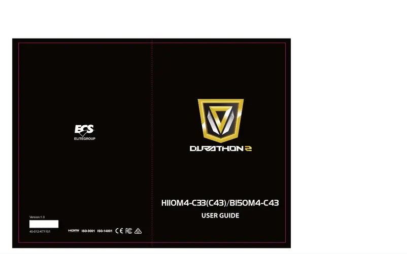 Image de la première page du manuel de l'appareil H110M4-C33