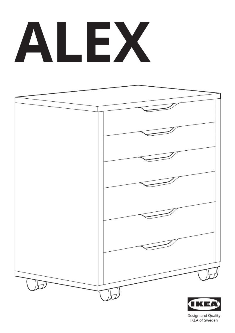 Página 1 del manual Manual de usuario Ikea ALEX 504.735.44