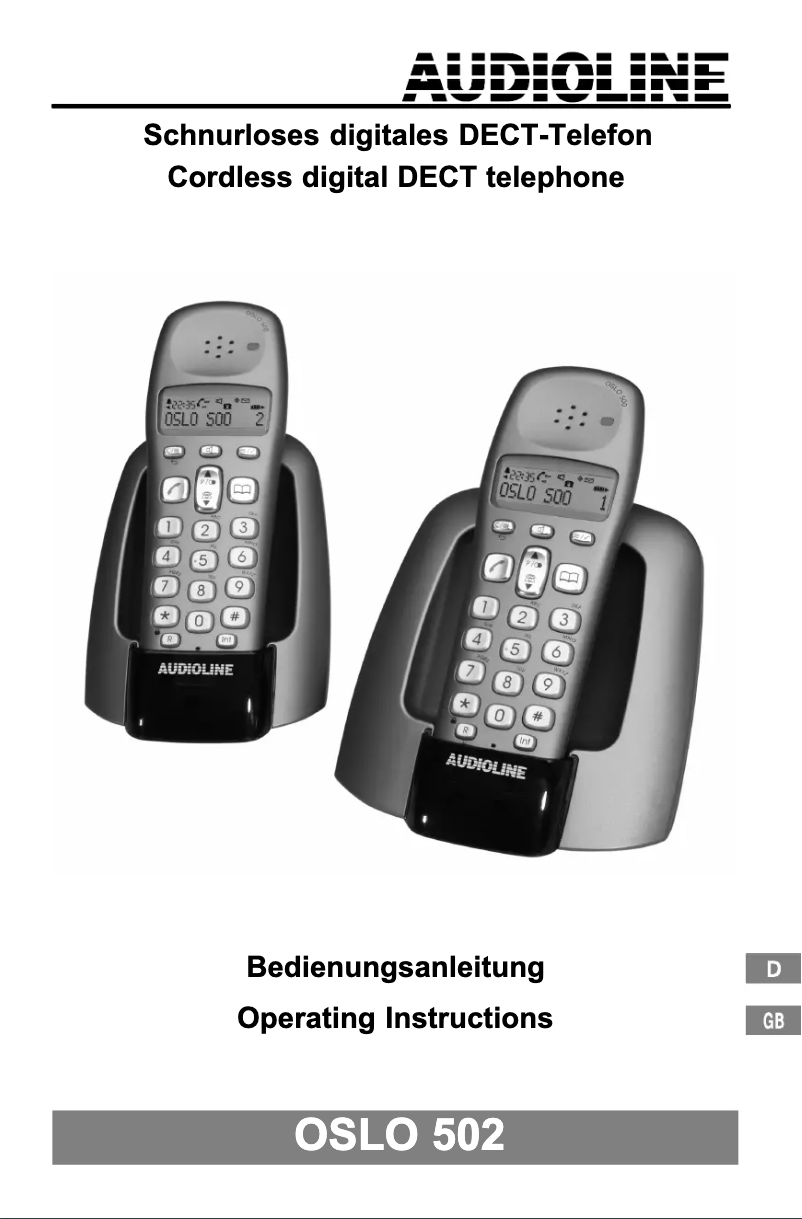 Imagen de la primera página del manual del dispositivo Oslo 502