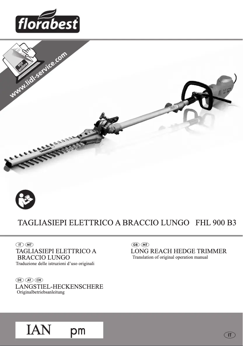 Image de la première page du manuel de l'appareil IAN 89308