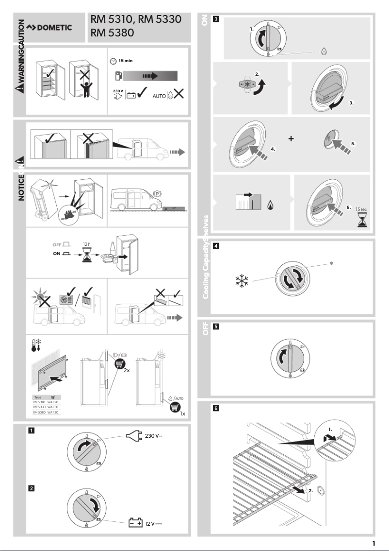 Image de la première page du manuel de l'appareil RM 5380