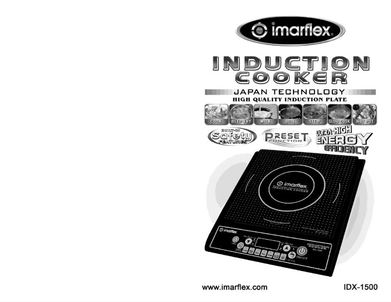 Page n°1 - Manuel utilisateur Imarflex IDX-1500