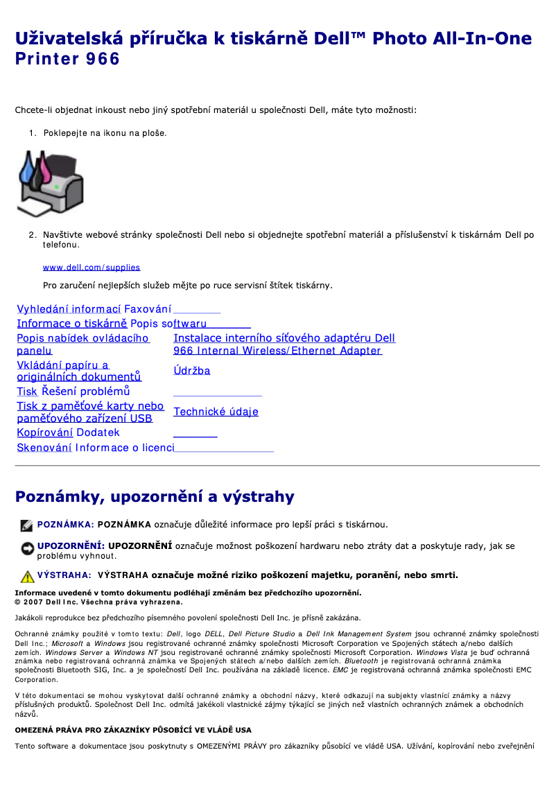 Image de la première page du manuel de l'appareil 966 All in One