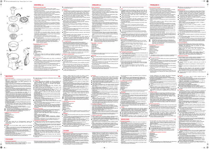 Page 1 de la notice Manuel utilisateur Solac LC6200