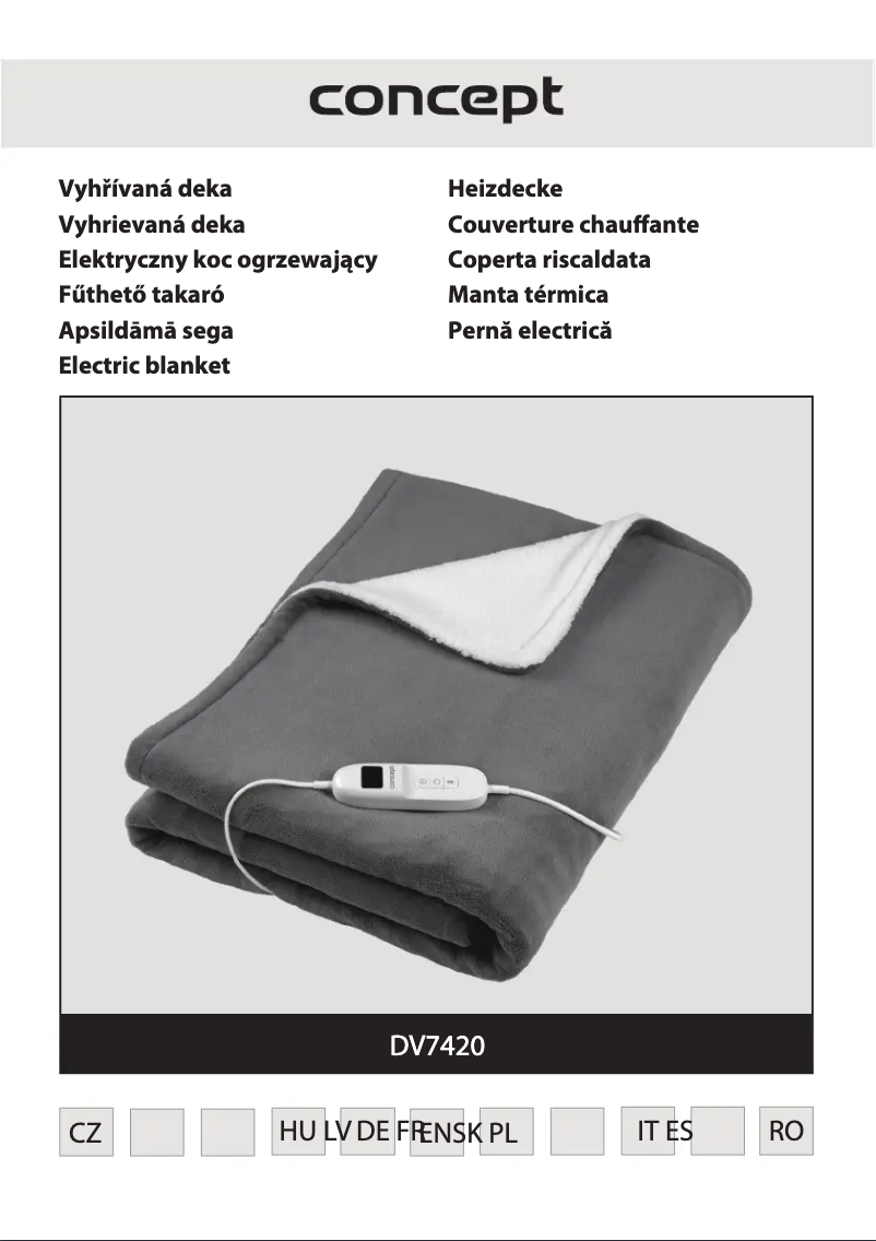 Page 1 de la notice Manuel utilisateur Concept DV7420