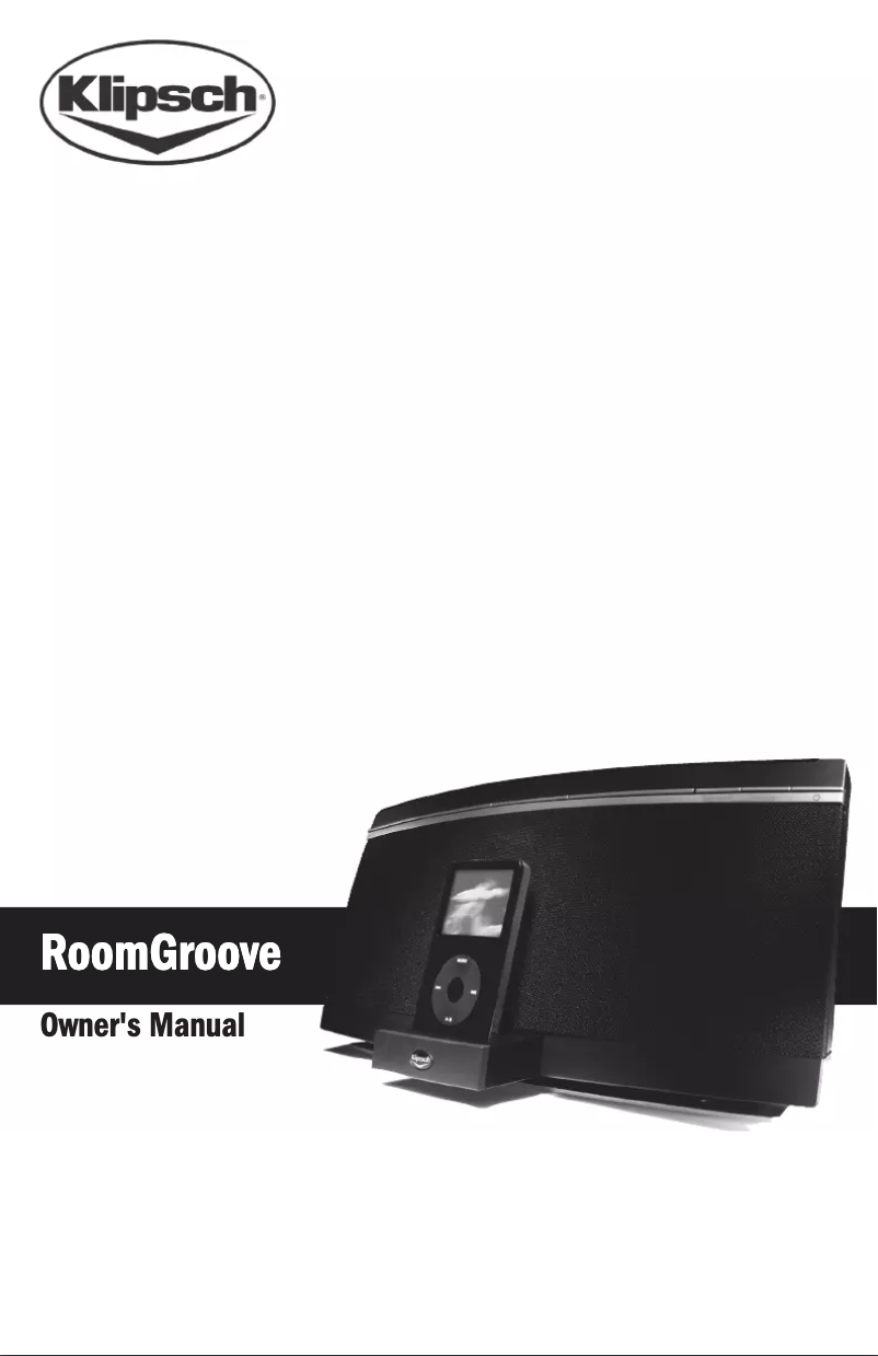 Page 1 de la notice Manuel utilisateur Klipsch Roomgroove 5V