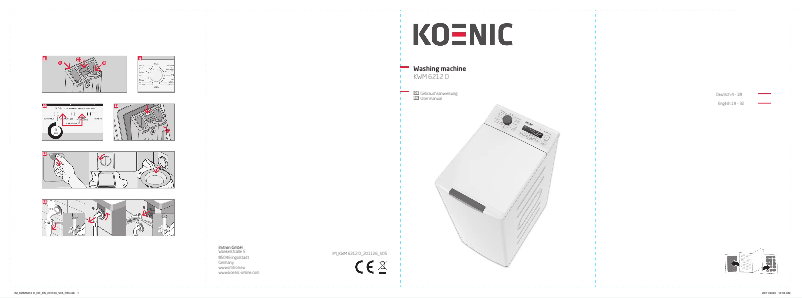 Page n°1 - Manuel utilisateur Koenic KWM 6212 D