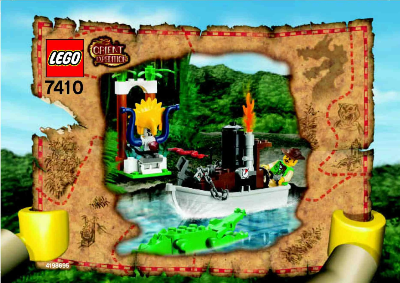 Page n°1 - Manuel utilisateur Lego Adventurers 7410