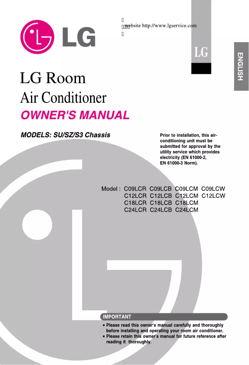 Página 1 del manual Manual de usuario LG HS-C096ZR63