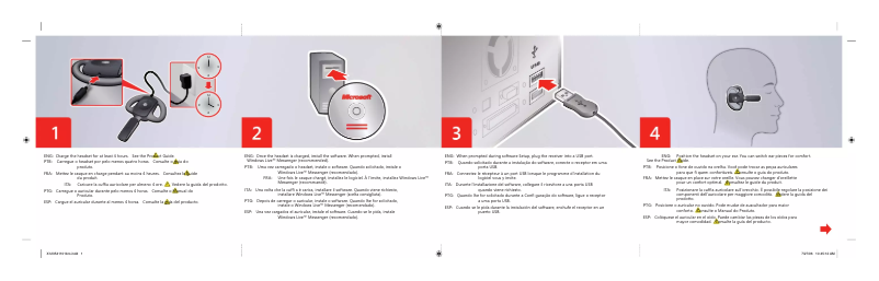 Page n°1 - Manuel utilisateur Microsoft LifeChat LX-6000