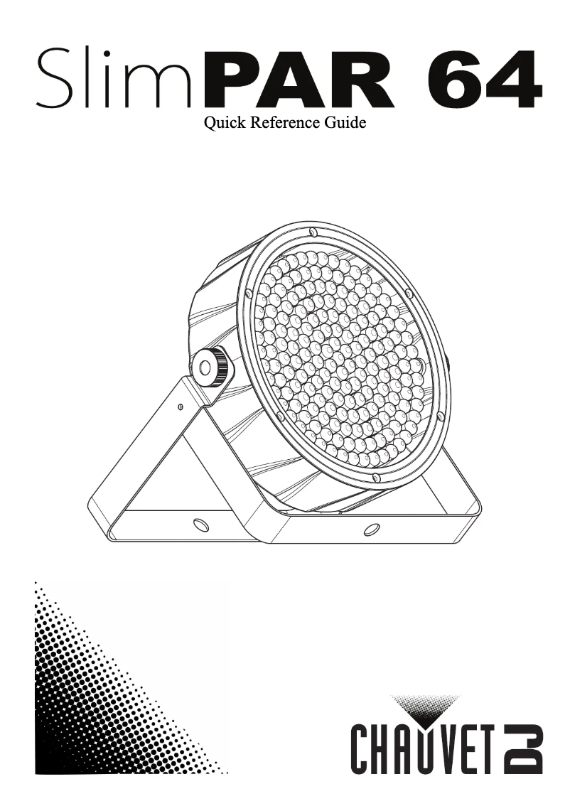Page n°1 - Manuel utilisateur Chauvet SlimPAR 64
