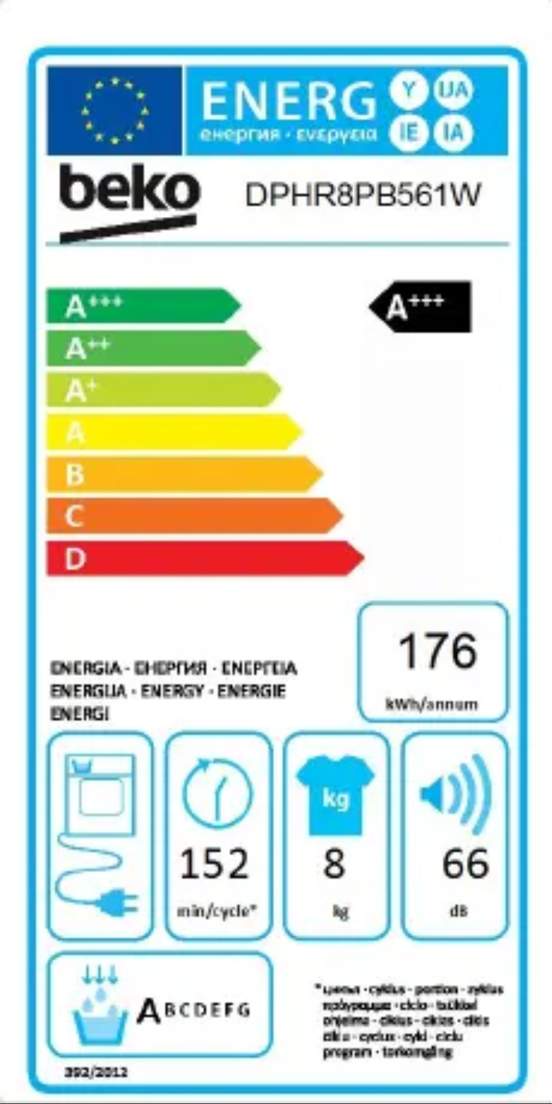 Image de la première page du manuel de l'appareil DPHR8PB561