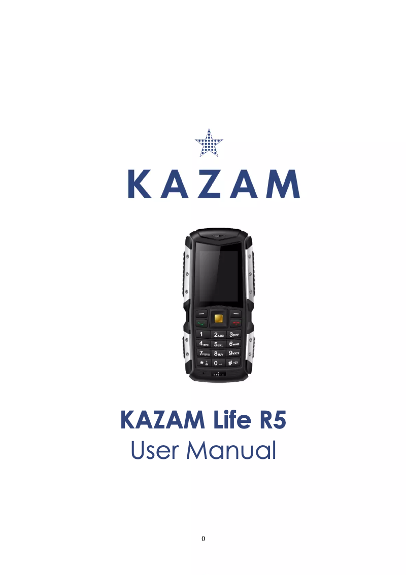 Page 1 of the manual User Manual Kazam LIFE R5