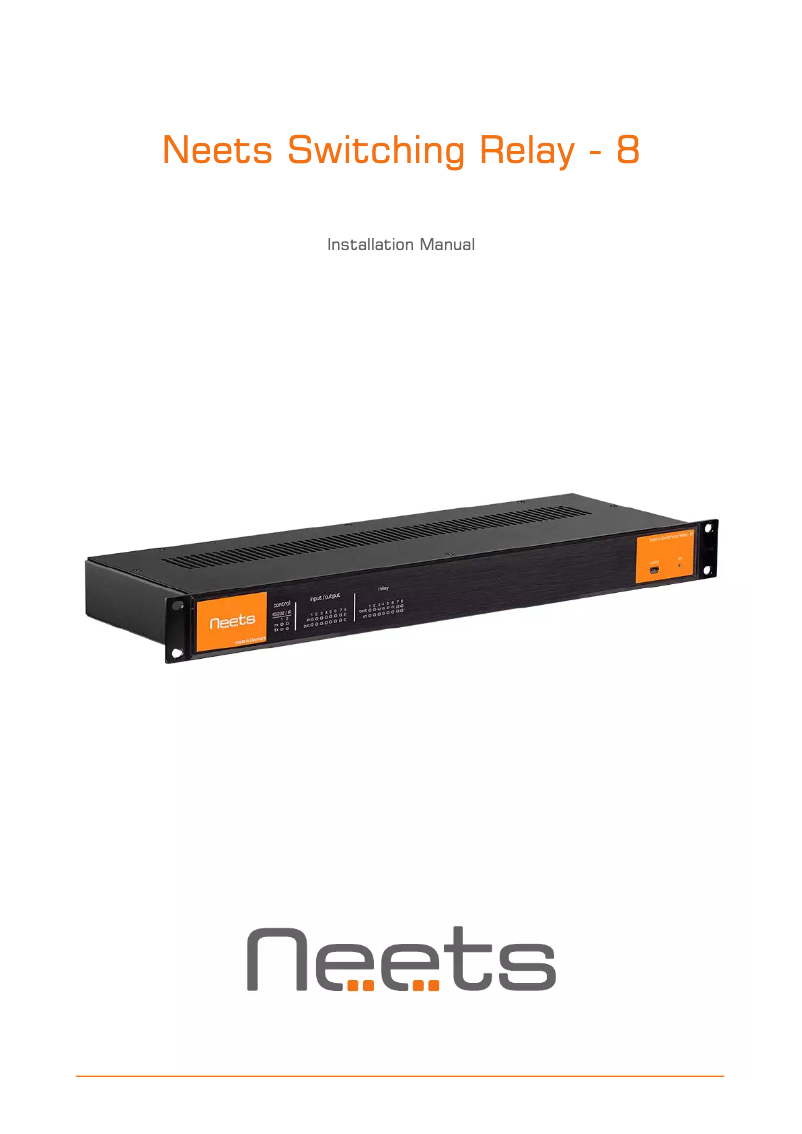 Page 1 de la notice Manuel utilisateur Neets 306-0014