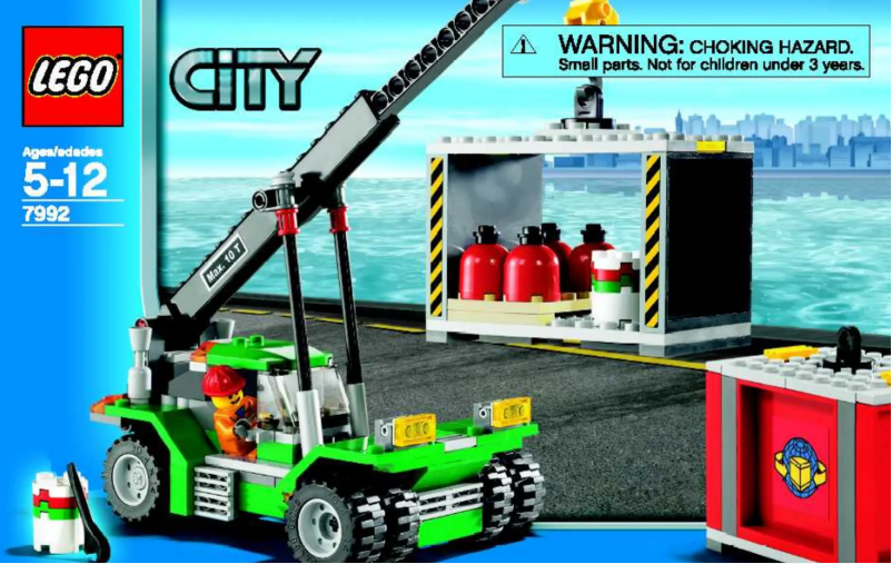 Page 1 de la notice Manuel utilisateur Lego City 7992