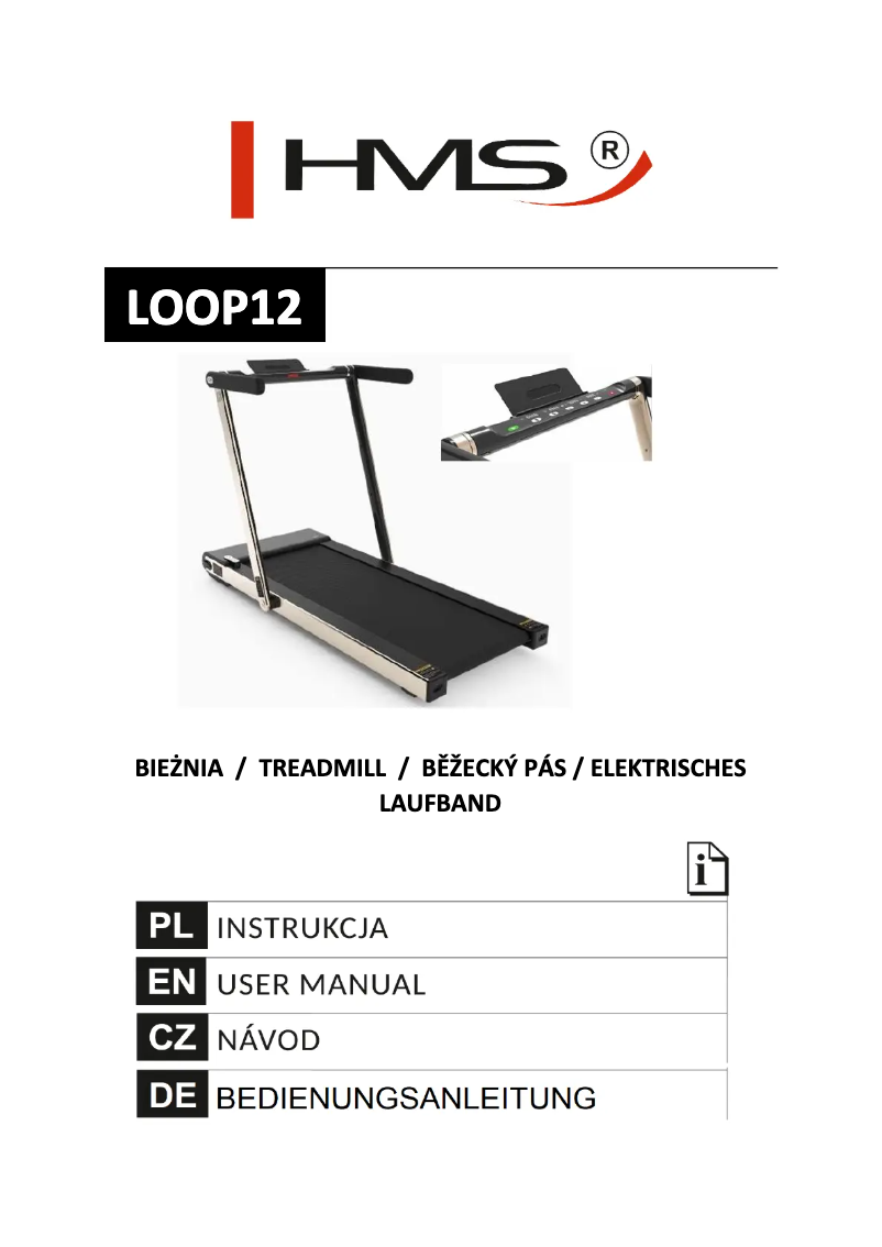 Page n°1 - Manuel utilisateur HMS Premium LOOP12