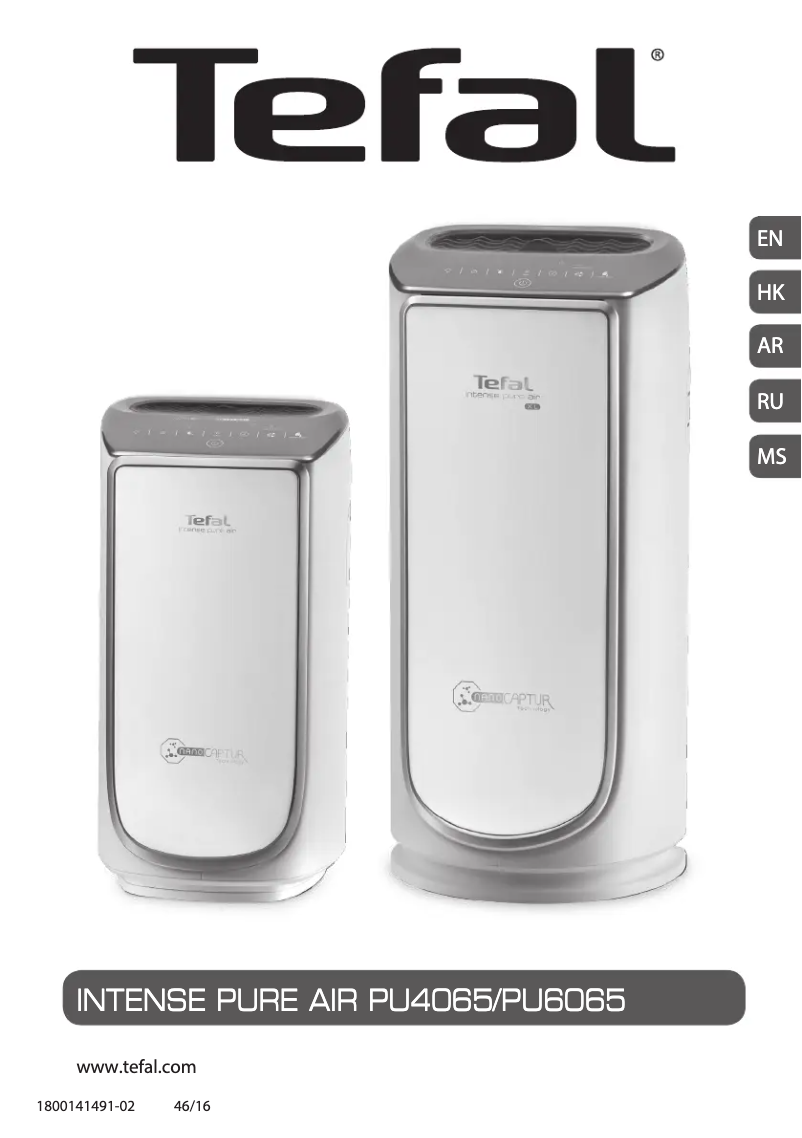 Page n°1 - Manuel utilisateur Tefal Intense Pur Air PU6065