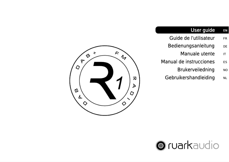 Página 1 del manual Manual de usuario Ruark Audio R1 DAB