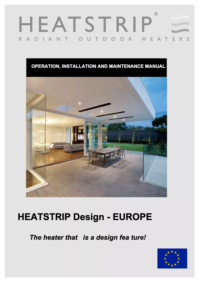 Page n°1 - Manuel utilisateur Heatstrip THD2400EU