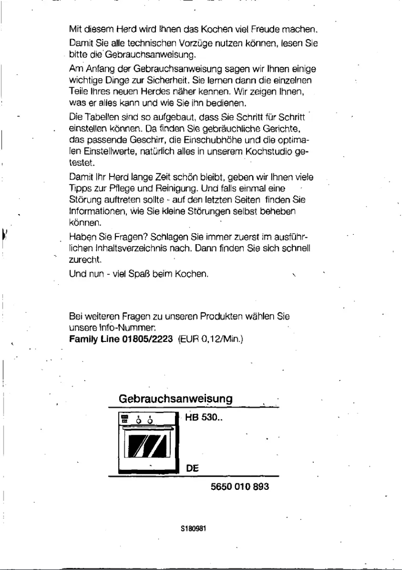Página 1 del manual Manual de usuario Siemens HB53077