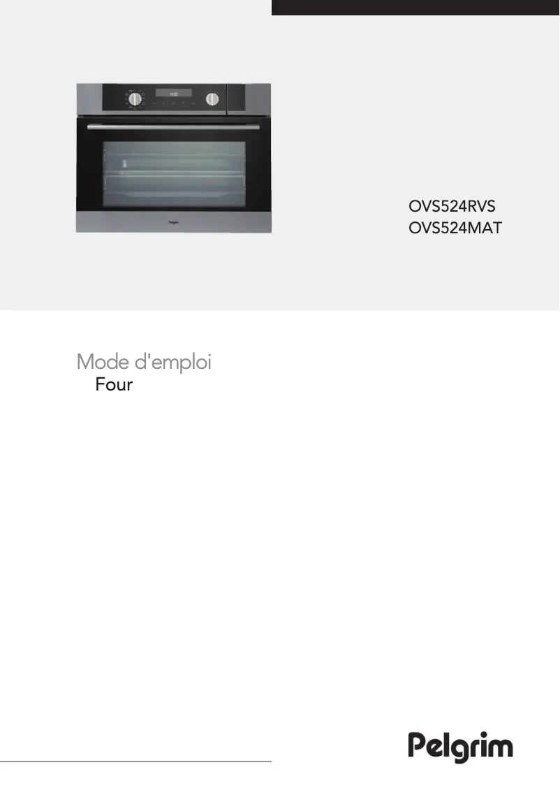 Image de la première page du manuel de l'appareil OVS524RVS