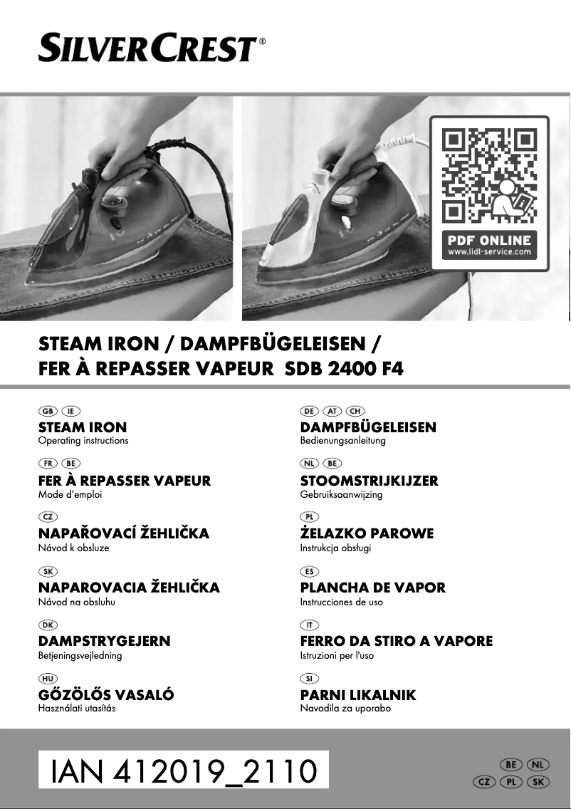 Página 1 del manual Manual de usuario SilverCrest SDB 2400 F4