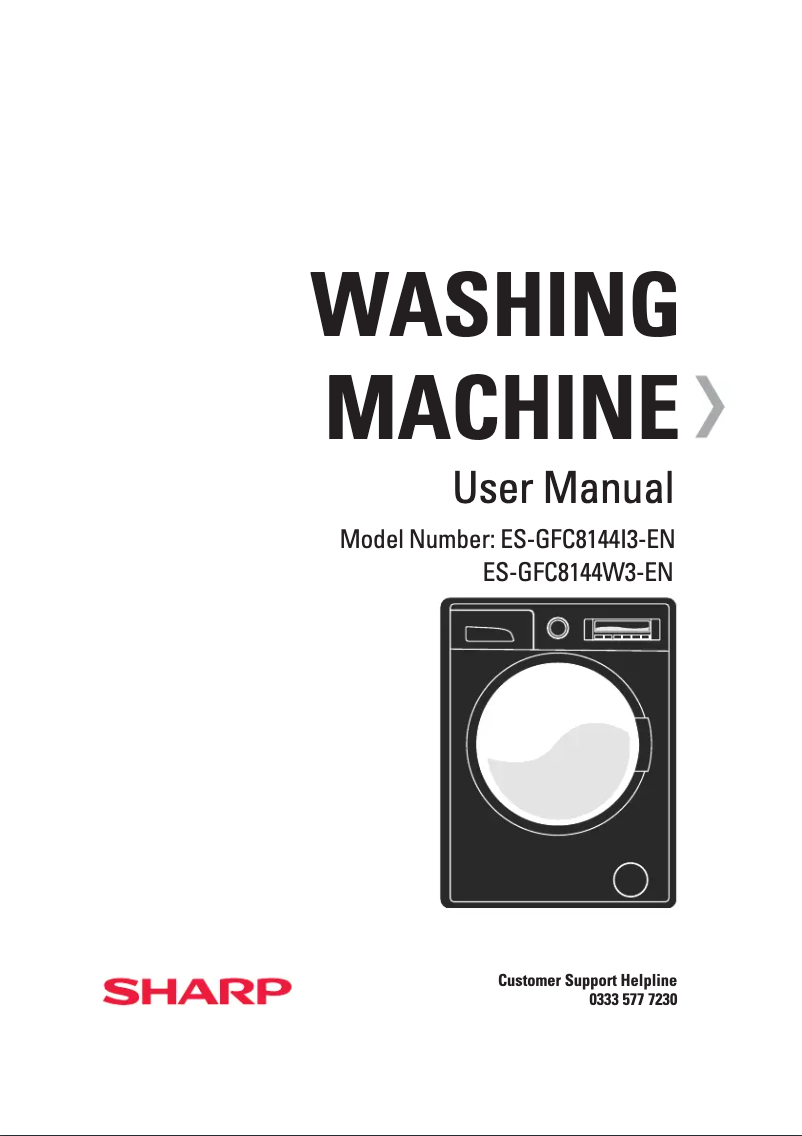 Page n°1 - Manuel utilisateur Sharp ES-GFC8144I3