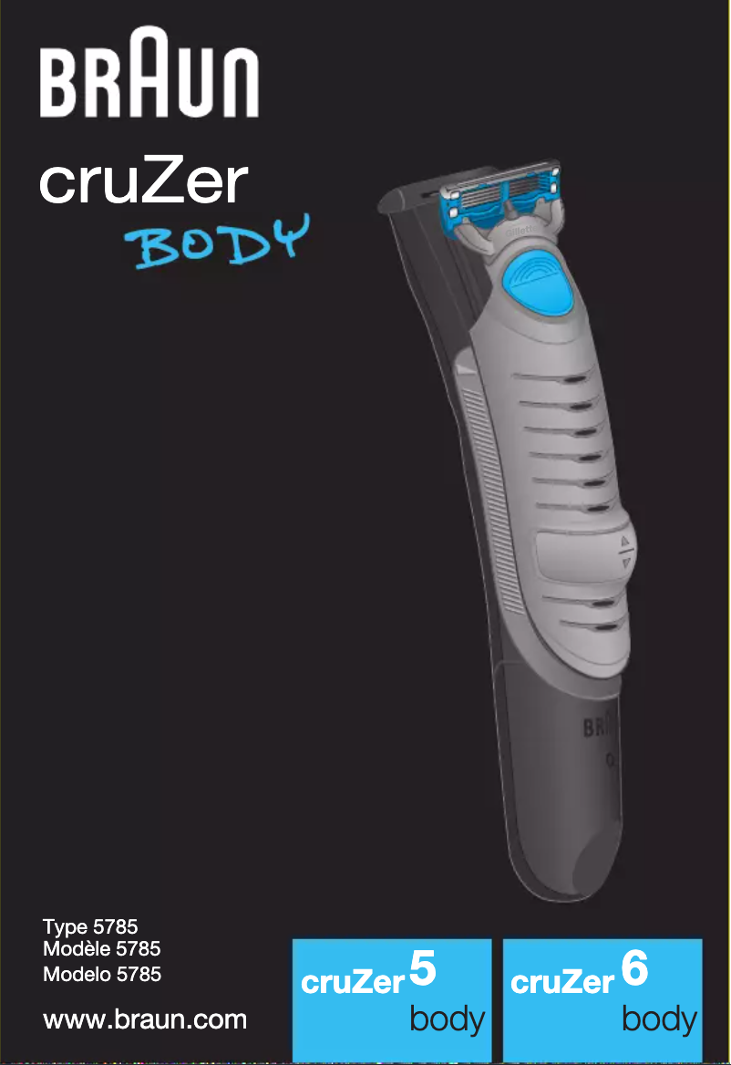 Image de la première page du manuel de l'appareil CruZer6 Body