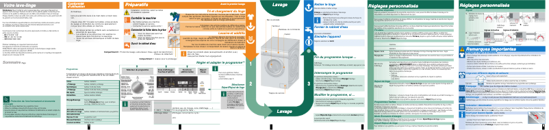 Page n°1 - Manuel utilisateur Siemens WM14Q460FG