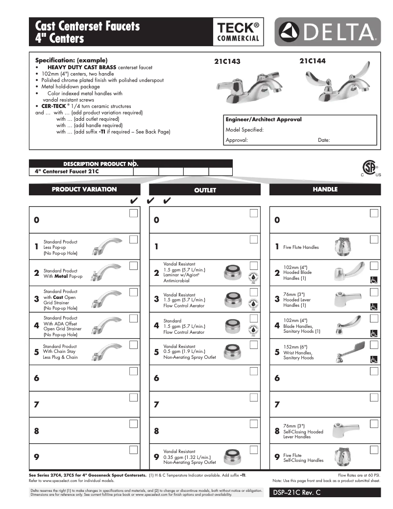 Imagen de la primera página del manual del dispositivo 21C133