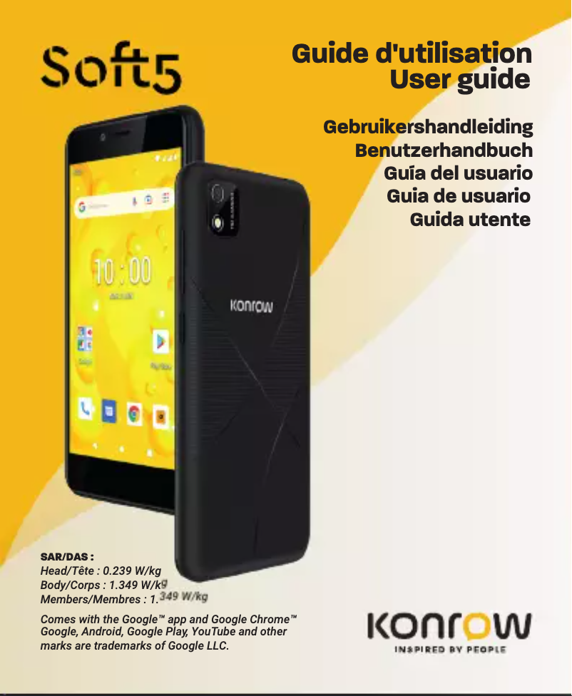 Page n°1 - Manuel utilisateur Konrow Soft 5