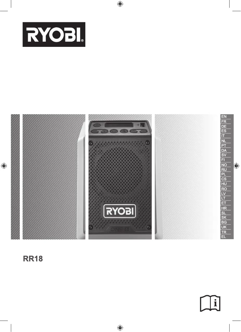 Page 1 de la notice Manuel utilisateur RYOBI RR18