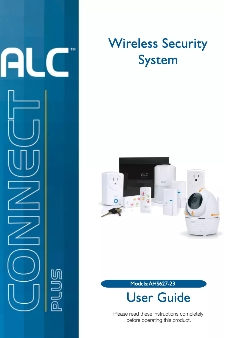 Page n°1 - Manuel utilisateur ALC AHS627-23