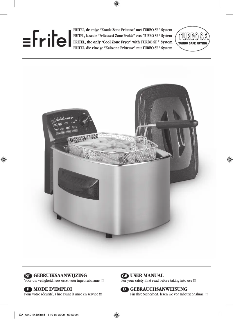 Page 1 de la notice Manuel utilisateur Fritel TSF 4240