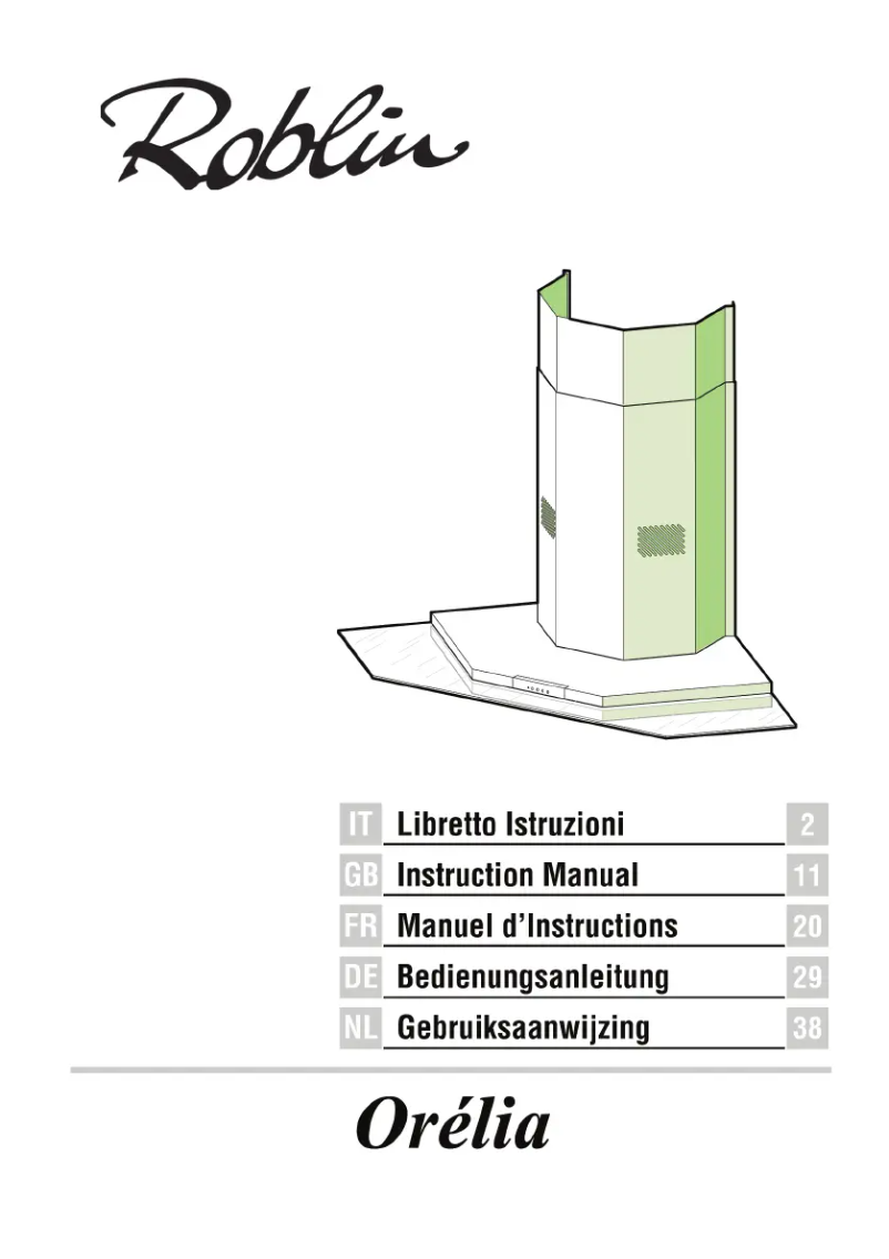 Image de la première page du manuel de l'appareil Orelia Design 900