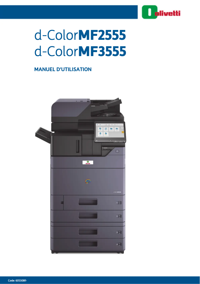 Page n°1 - Manuel utilisateur Olivetti d-Color MF2555