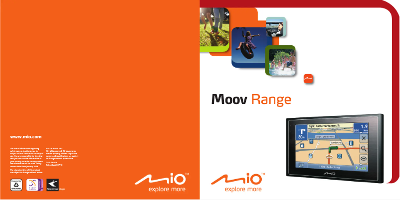 Page 1 de la notice Manuel utilisateur Mio Moov 330uQ