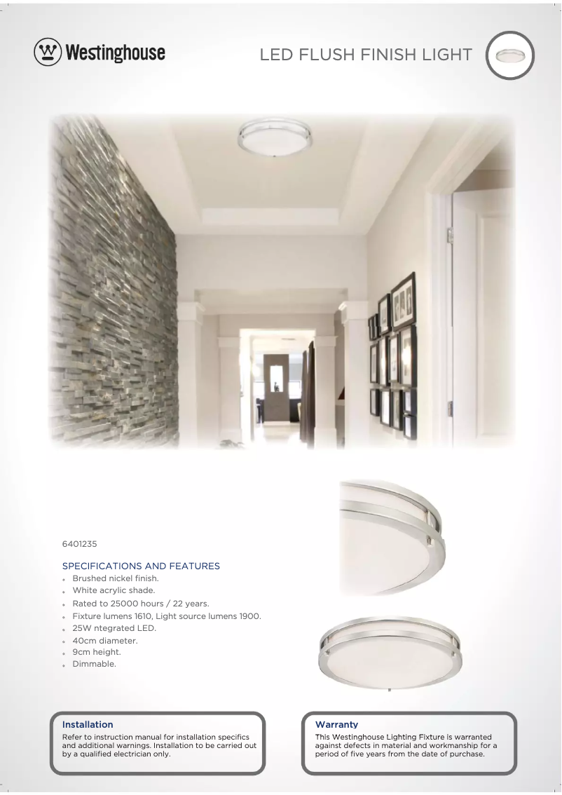 Image de la première page du manuel de l'appareil 6401235