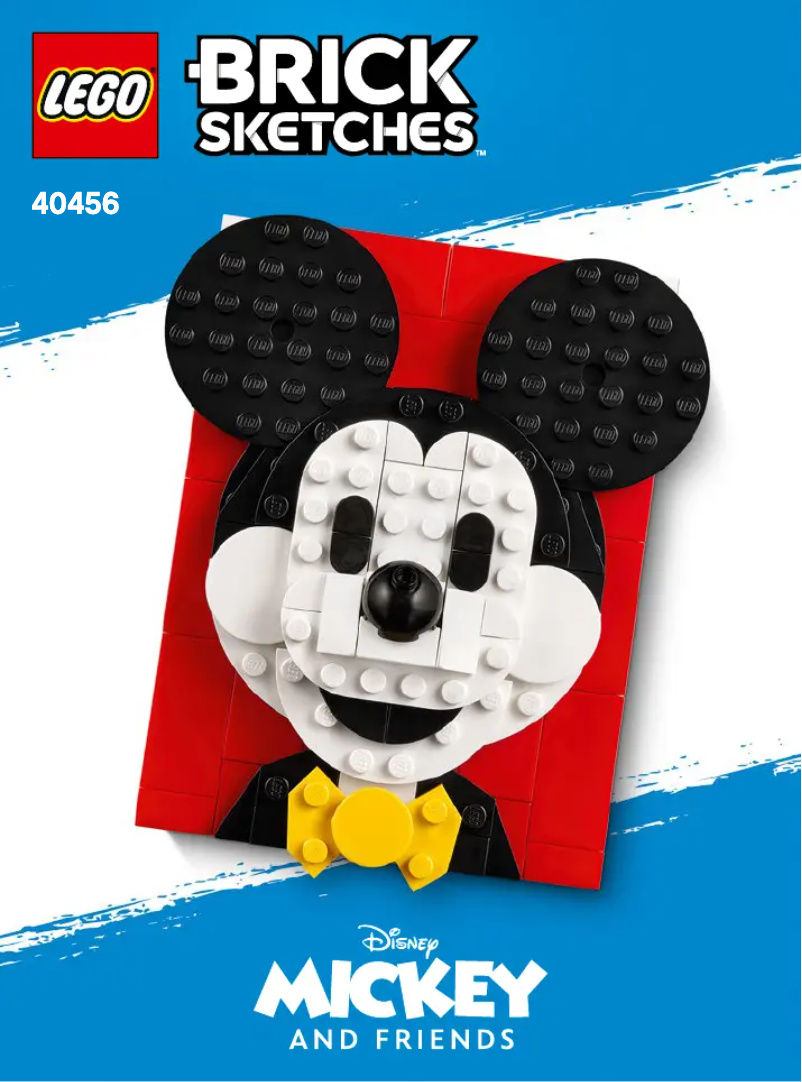 Page 1 de la notice Manuel utilisateur Lego Disney Mickey and Friends 40456