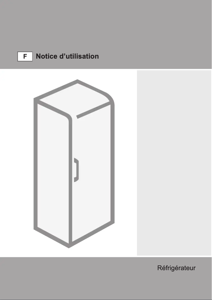 Page n°1 - Manuel utilisateur Gorenje R 6192 FX-CH