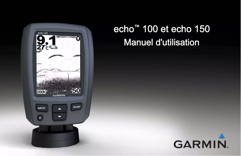 Page 1 de la notice Manuel utilisateur Garmin Echo 150